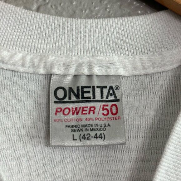 Vintage Sedona Arizona State Map Graphic T-Shirt Single Stitch Oneita Size Large - Picture 4 of 7